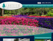 Tablet Screenshot of lakeviewlandscape.com
